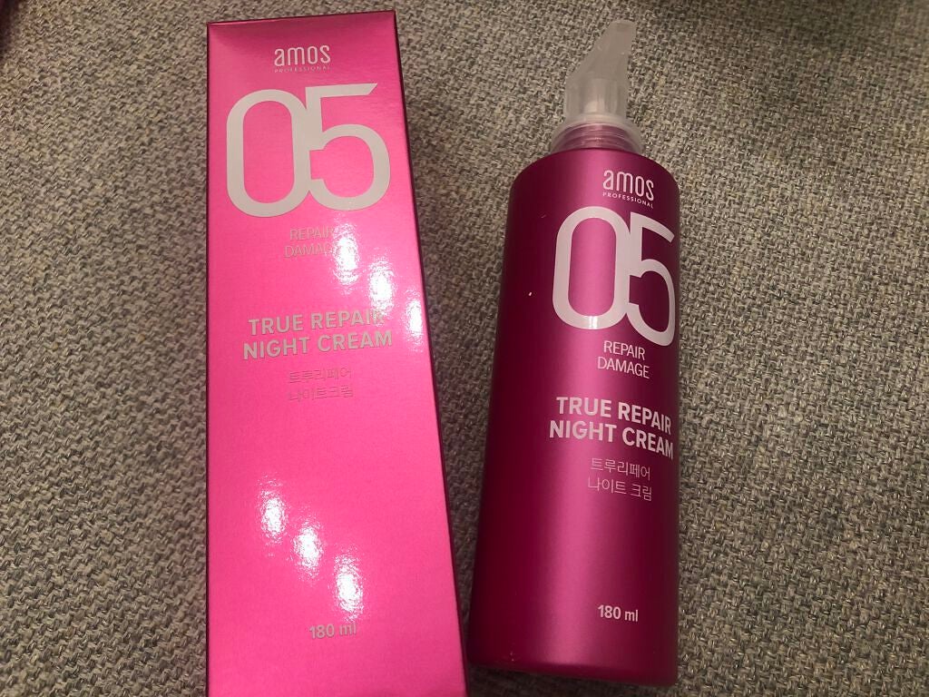 トゥルーリペア ナイトクリーム/amos PROFESSIONAL/アウトバストリートメントを使ったクチコミ(4枚目)