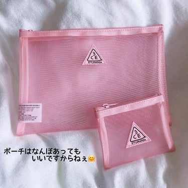 3CE 3CE MESH POUCHのクチコミ「💖🩰
⠀
⠀
Instagramの

mueum 楽天市場店 ( @mueum.officia.....」（1枚目）