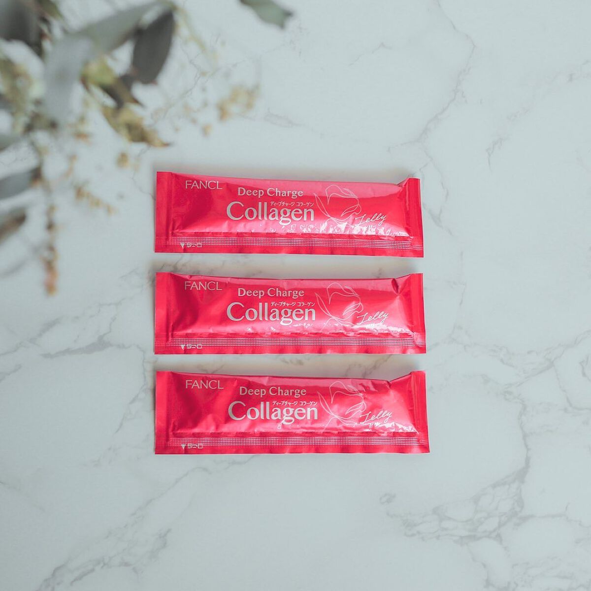 ディープチャージ  コラーゲン スティックゼリー/ファンケル/美容サプリメントを使ったクチコミ（2枚目）