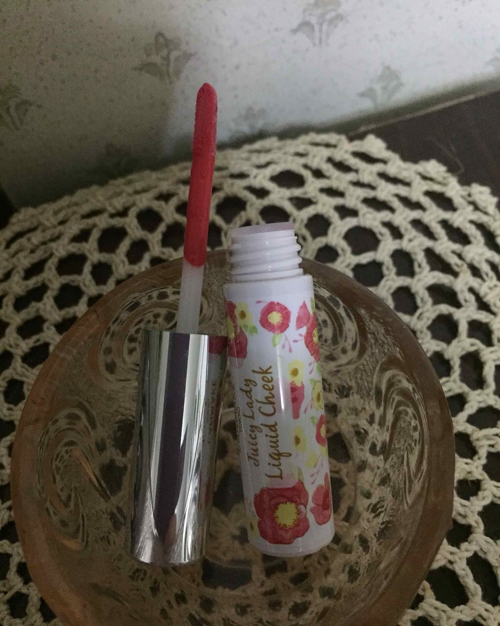 ジューシーレディリキッドチーク/キャンメイク/リキッドチークを使ったクチコミ（2枚目）