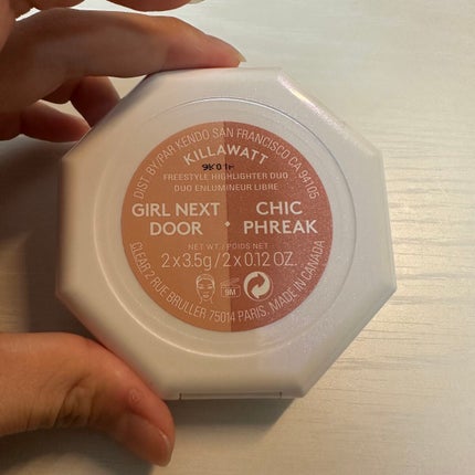 KILLAWATT FREESTYLE HIGHLIGHTER DUO/FENTY BEAUTY BY RIHANNA/パウダーハイライトを使ったクチコミ(4枚目)