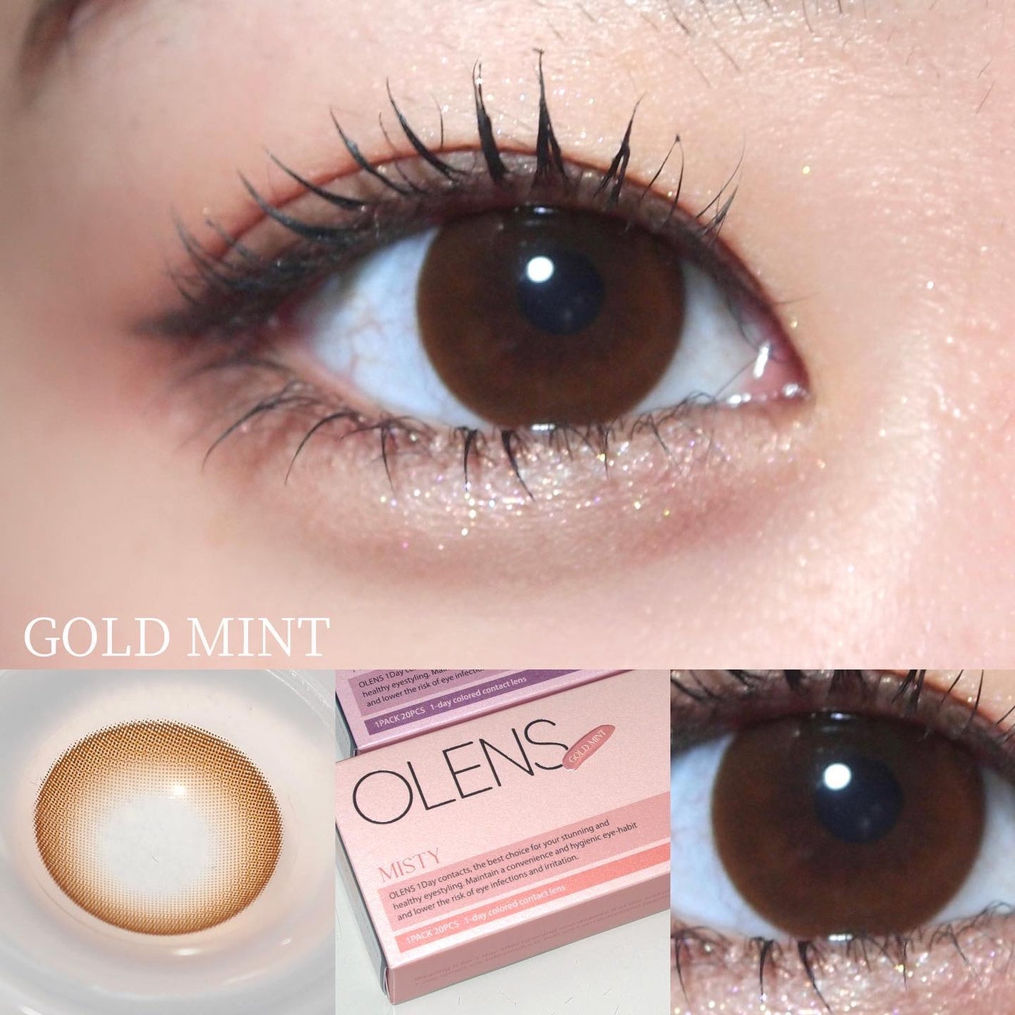 ミスティワンデー/OLENS/カラーコンタクトレンズを使ったクチコミ(3枚目)