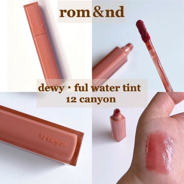 ────────────
rom&nd
デュイフルウォーターティント
12  キャニオン
────────────
スケルトン・スクエア型のパケが可愛い
デュイフルウォーターティント

重ね塗りしても重くなりにくい
みずみずしいサラッとしたテクスチャー

塗りたての透明感のある発色とツヤを
キープしてくれます

使いやすい平らなスクエアチップは
やわらかく程よくしなりもあり♡

12キャニオンは
やわらかく深みのあるヌーディーブラウン
くすんだ落ち着いたカラーで
肌なじみがよく使いやすい◎

ヌーディーカラーが可愛い
オススメリップです💄


#rom&nd #rom&nd_リップ 
#デュイフルウォーターティント 
#デュイフルウォーターティント_12
#韓国コスメ #韓国リップ 
#ツヤ感コスメ動画 の画像 その0