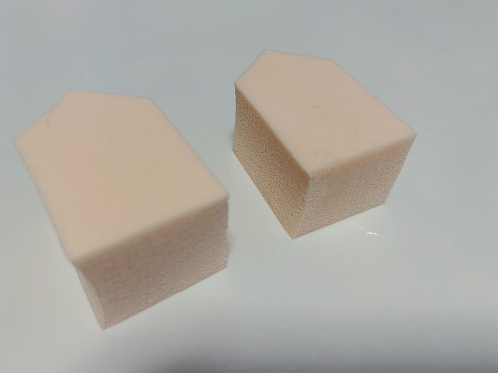 ジェリータッチスポンジ ウェッジ型/ロージーローザ/パフ・スポンジを使ったクチコミ（2枚目）