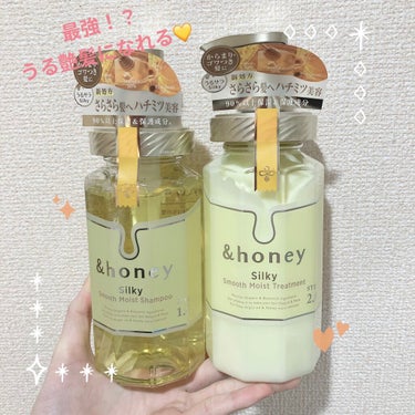 シルキー　スムースモイスチャー　シャンプー　1.0/ヘアトリートメント　2.0/&honey/シャンプー・コンディショナーを使ったクチコミ（1枚目）