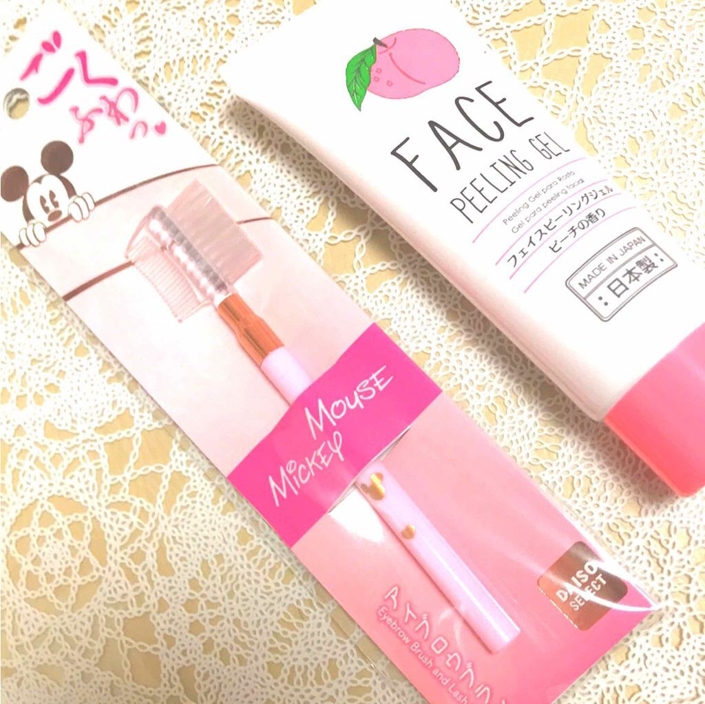 フェイスピーリングジェル ピーチの香り/DAISO/ピーリングを使ったクチコミ（1枚目）