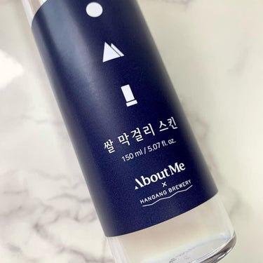 ABOUT ME Rice Makgeolli Skin のクチコミ「.

▪️About Me
米マッコリトナー 150ml

About Me×漢江酒造の「ナル.....」（1枚目）