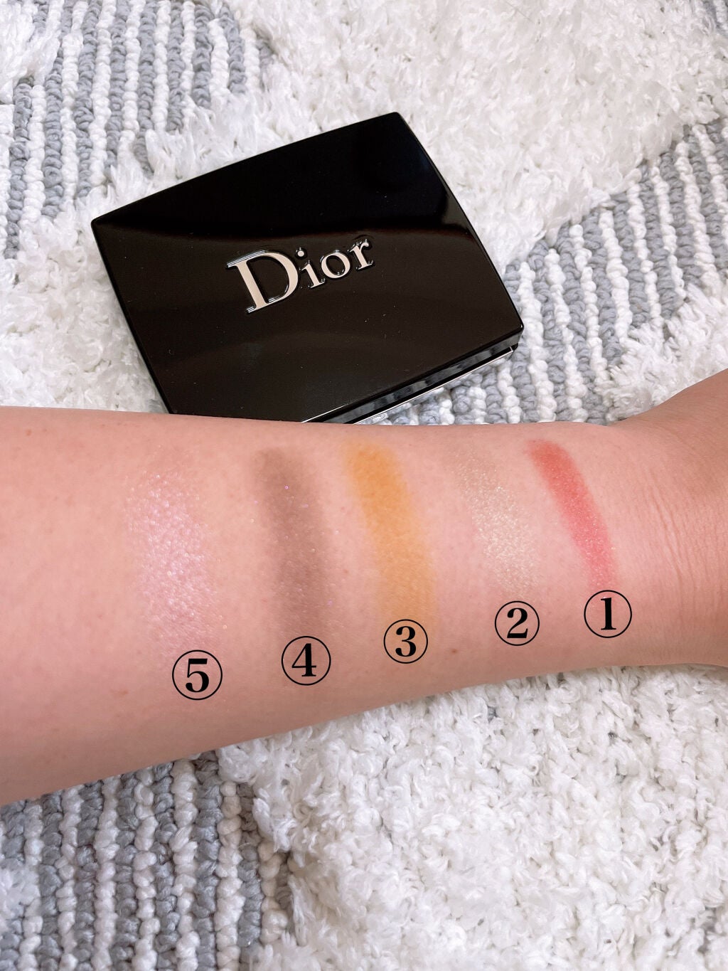 サンク クルール クチュール<バーズ オブ ア フェザー>/Dior/アイシャドウパレットを使ったクチコミ(3枚目)