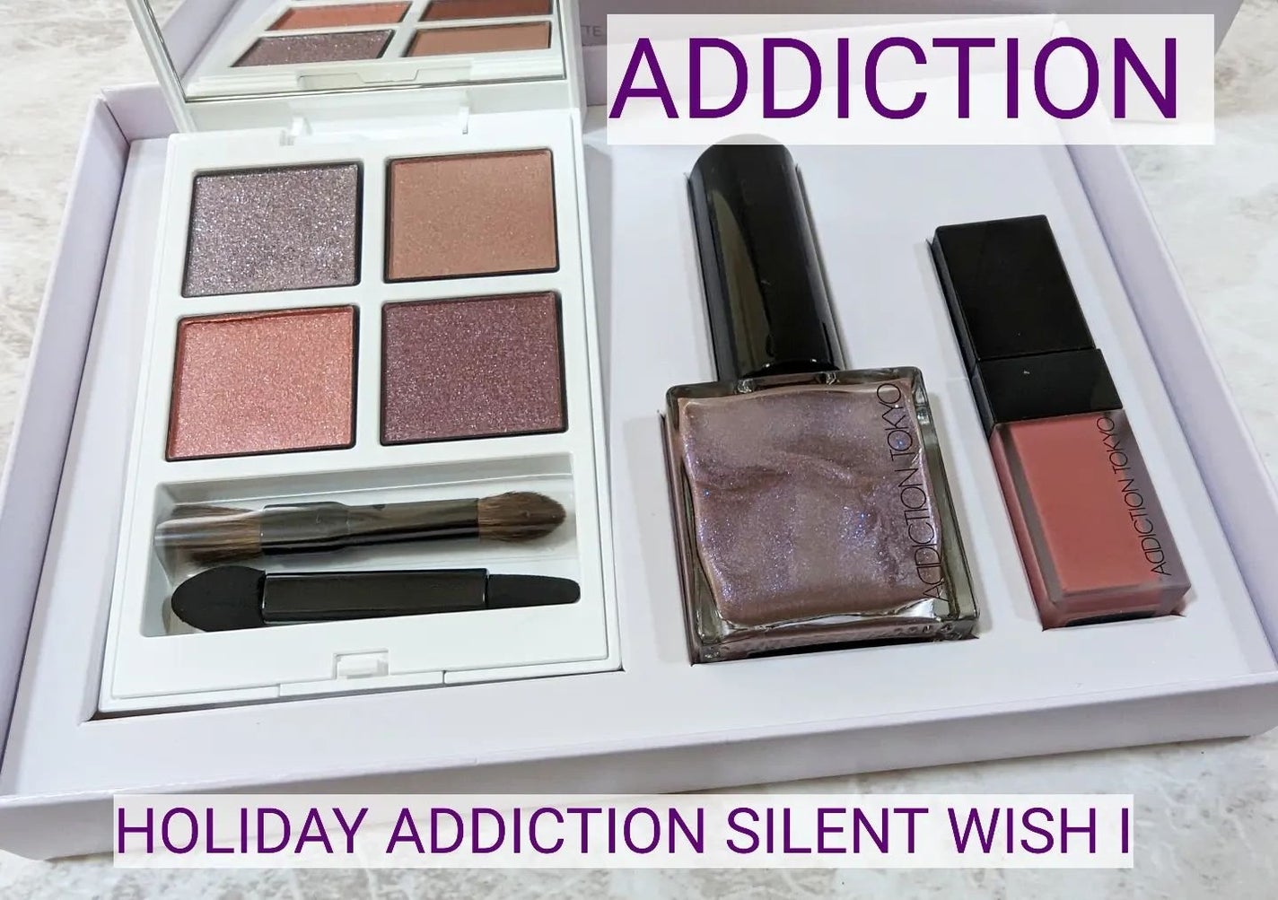 ホリデー アディクション サイレント ウィッシュⅠ/ADDICTION/メイクアップキットを使ったクチコミ(1枚目)