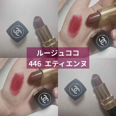 ルージュ ココ 446 エティエンヌ/CHANEL/口紅を使ったクチコミ（1枚目）