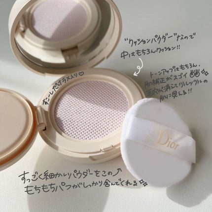 ディオールスキン フォーエヴァー クッション パウダー/Dior/ルースパウダーを使ったクチコミ(2枚目)