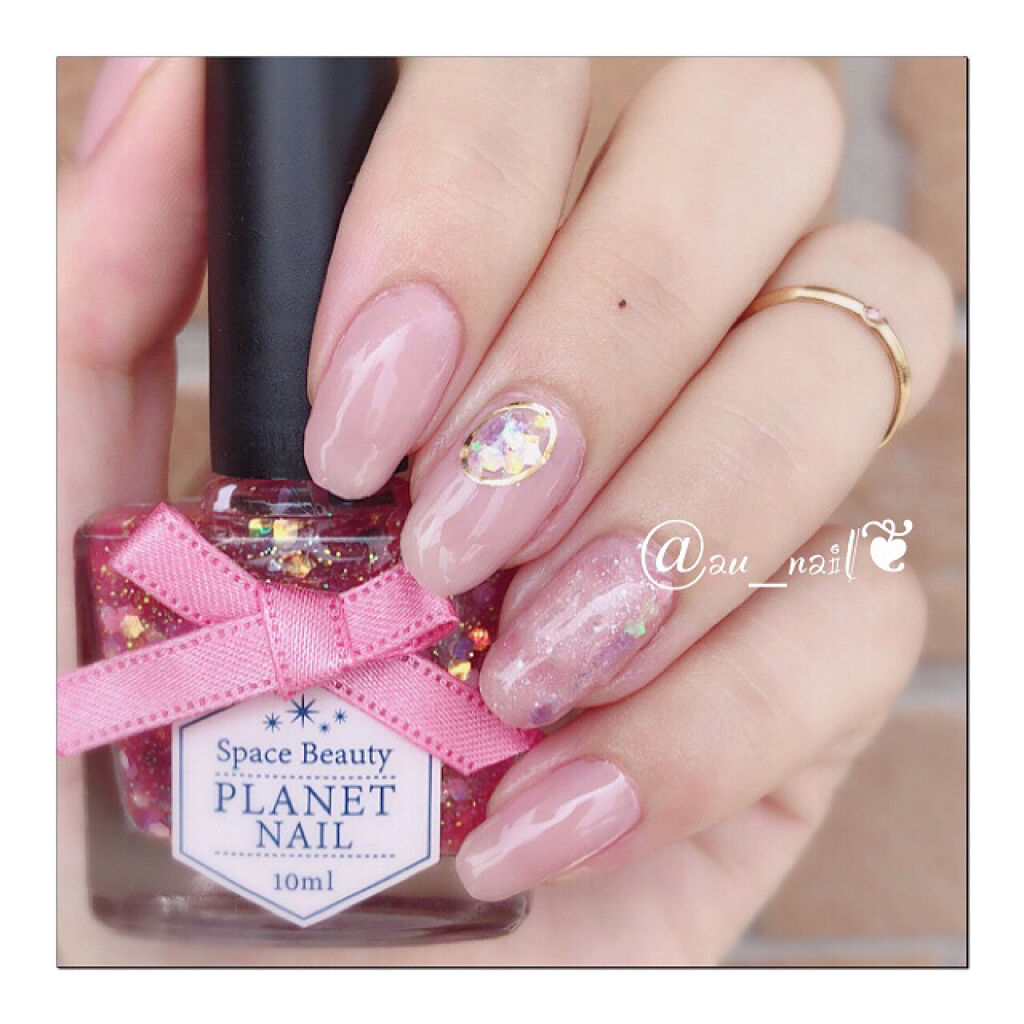 #auオフィスネイルのネイルデザイン