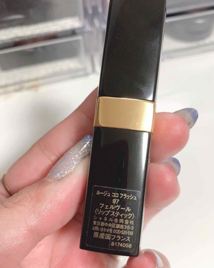 ルージュ ココ フラッシュ/CHANEL/口紅を使ったクチコミ(2枚目)