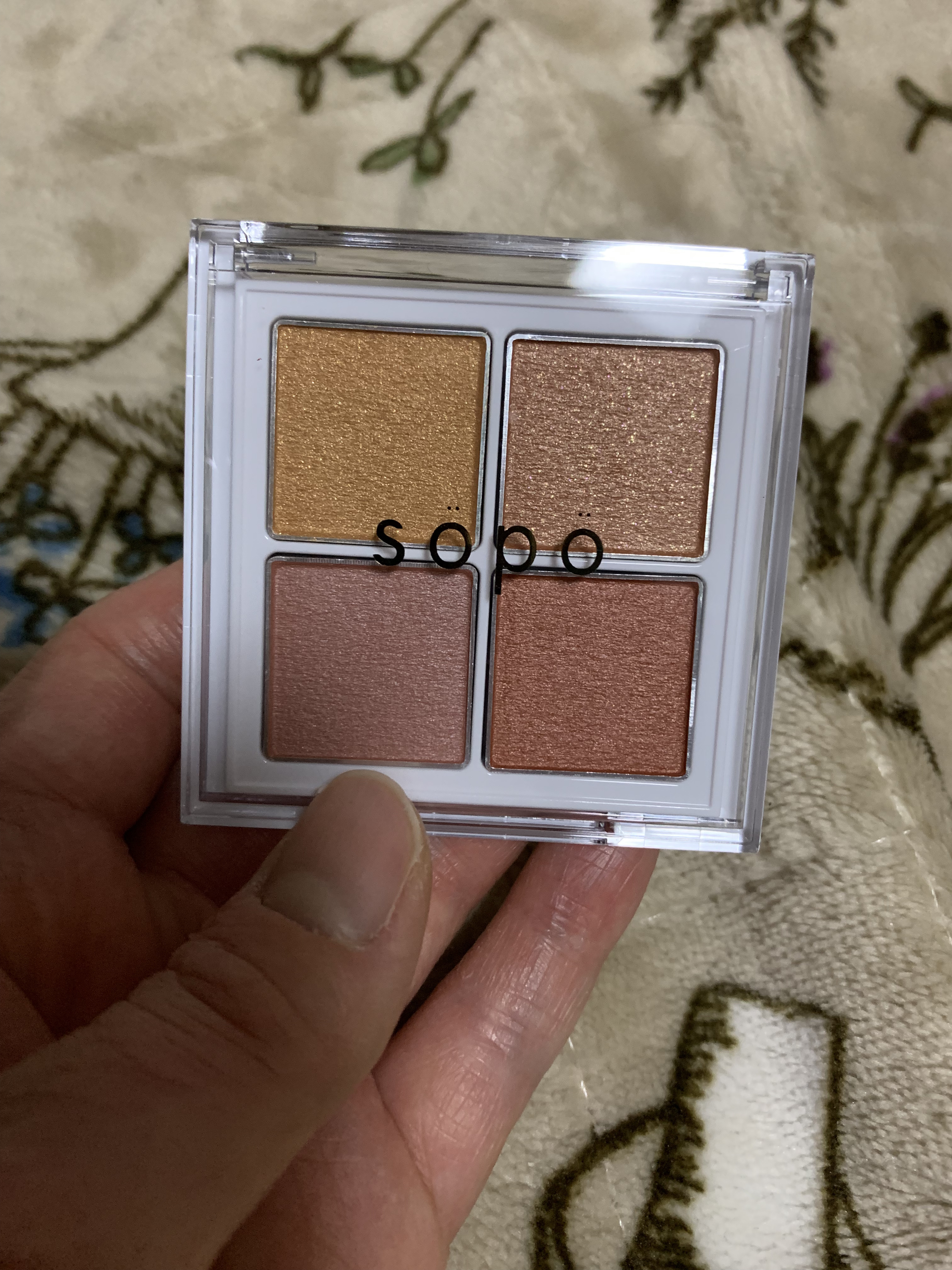 アイパレット 08 サンライズオレンジ/sopo/アイシャドウパレットを使ったクチコミ（1枚目）