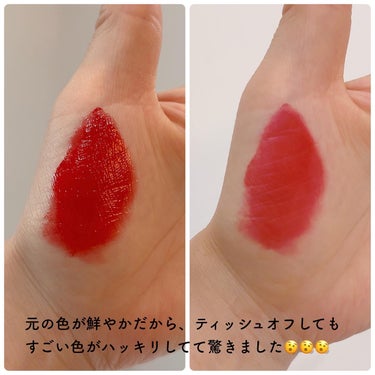 Glassy Layer Fixing Tint/lilybyred/口紅を使ったクチコミ（3枚目）