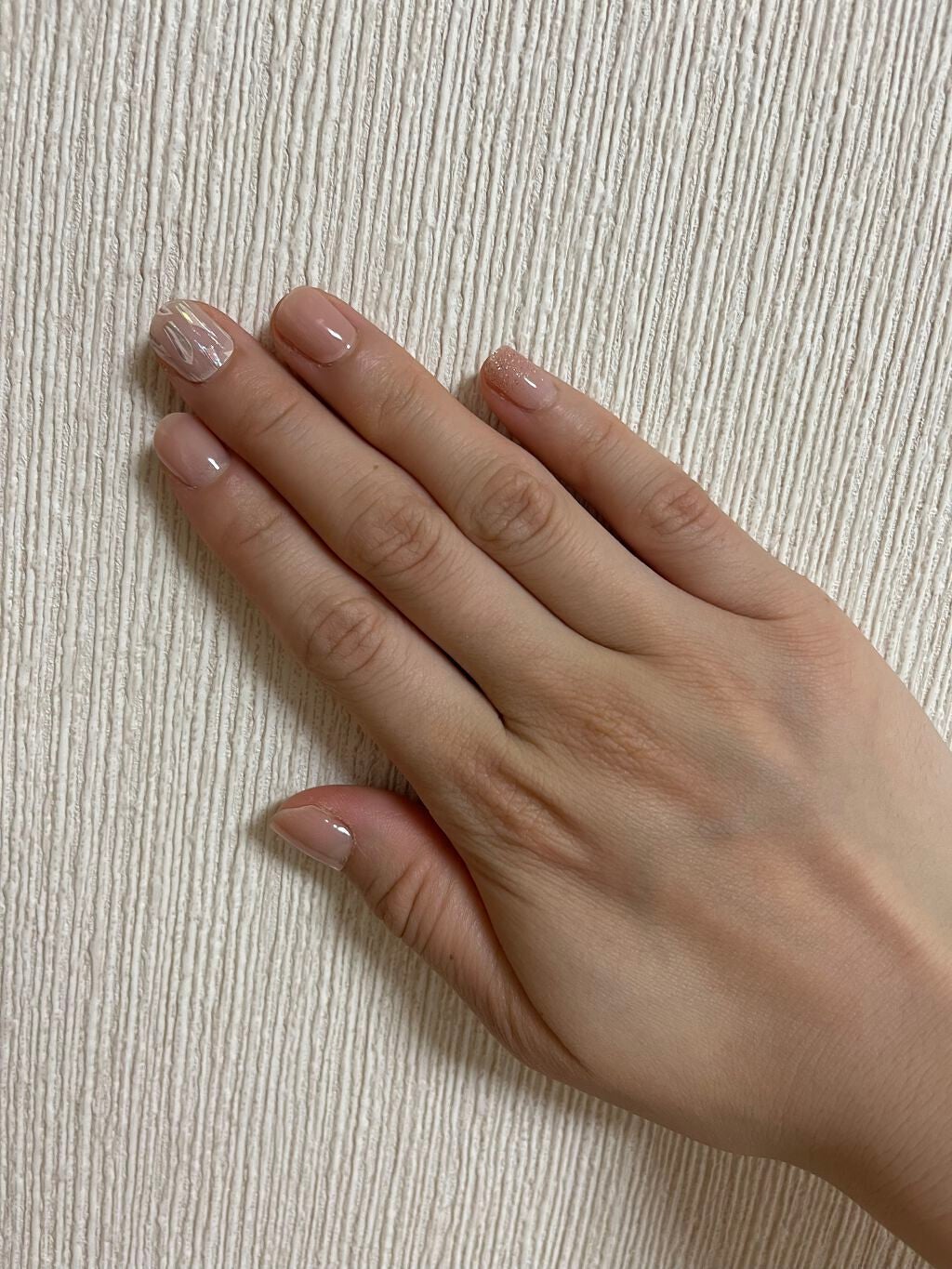GLAZE グレーズ 半硬化タイプジェルネイルシール/DASHINGDIVA MAGICPRESS/ネイルシールを使ったクチコミ(2枚目)