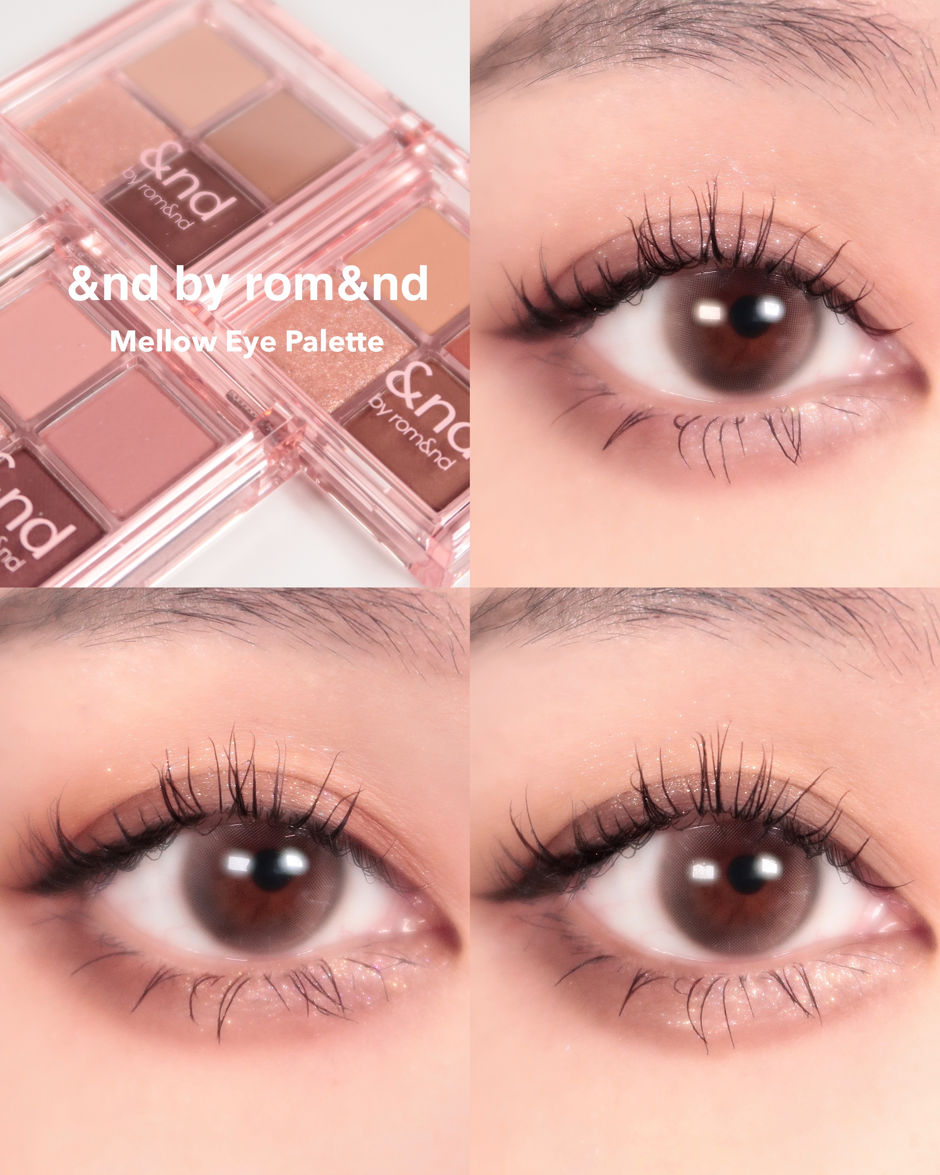 アンドバイロムアンド　メロウアイパレット/&nd by rom&nd/アイシャドウパレットを使ったクチコミ（1枚目）