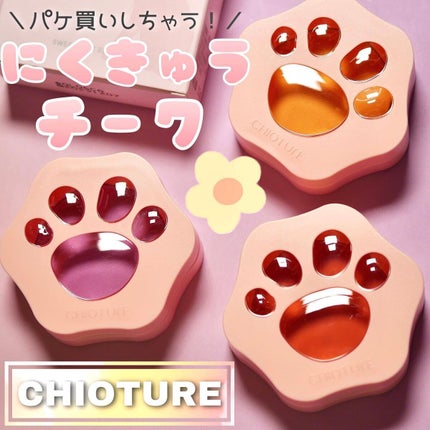 ラブリー肉球チーク/CHIOTURE/パウダーチークを使ったクチコミ(1枚目)