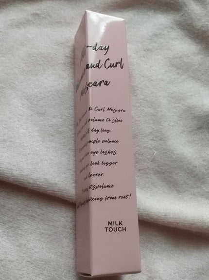オールデイ ボリュームアンドカールマスカラ/Milk Touch/マスカラを使ったクチコミ(1枚目)
