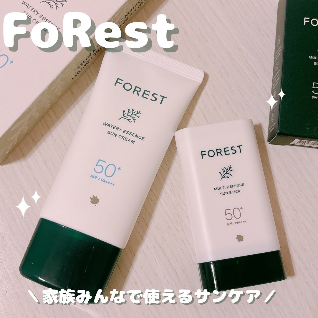 フォレスト エッセンスサンクリーム/FoRest by Greenfinger/日焼け止めローションを使ったクチコミ(1枚目)