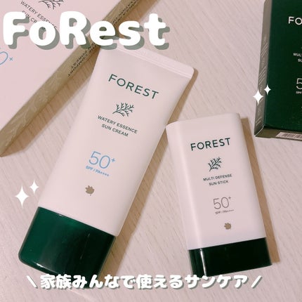 フォレスト エッセンスサンクリーム/FoRest by Greenfinger/日焼け止めローションを使ったクチコミ(1枚目)
