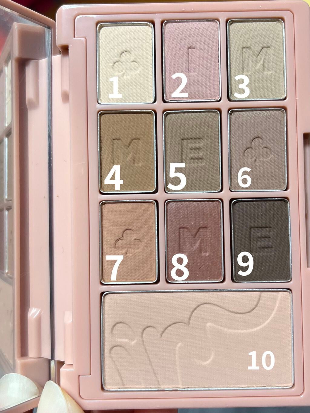 アイムヒドゥンカードパレット/i’m meme/アイシャドウパレットを使ったクチコミ(3枚目)