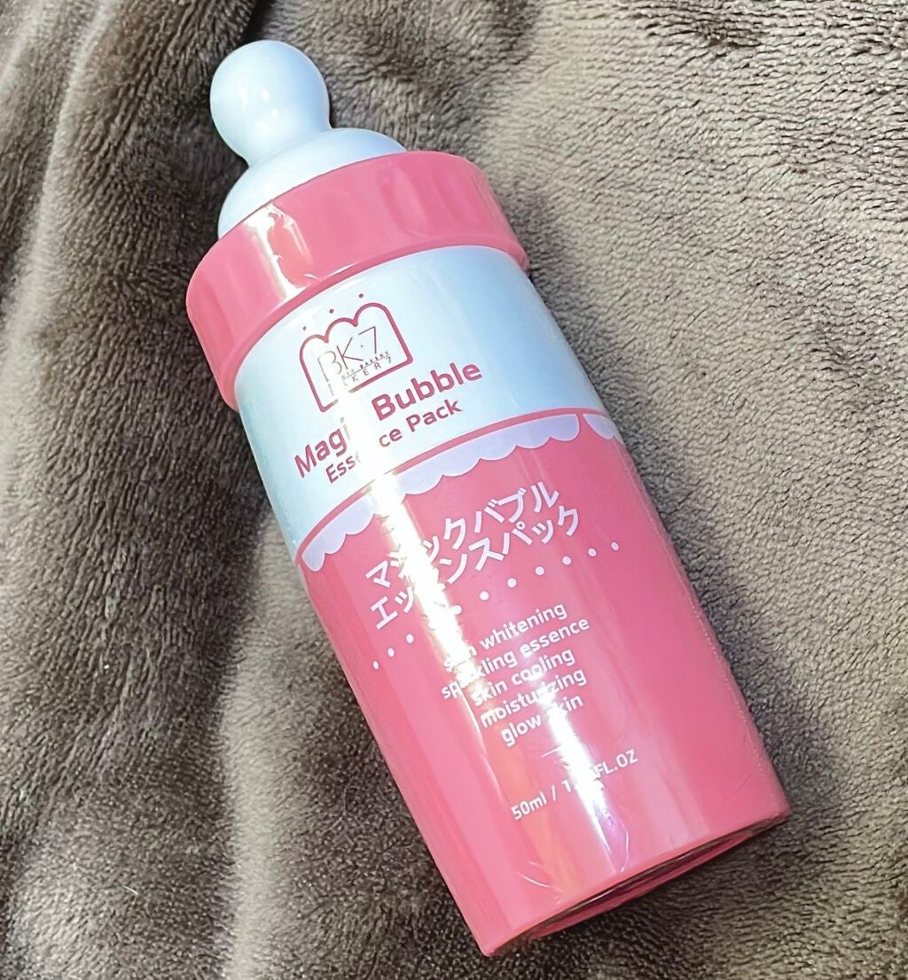 マジックバブルエッセンスパック(ピンク) /BAKER7/洗い流すパック・マスクを使ったクチコミ(1枚目)