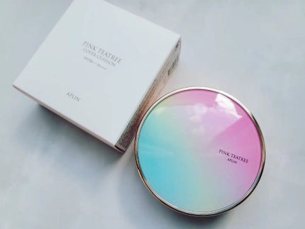 ピンクティーツリーカバークッション/APLIN/クッションファンデーションを使ったクチコミ(1枚目)