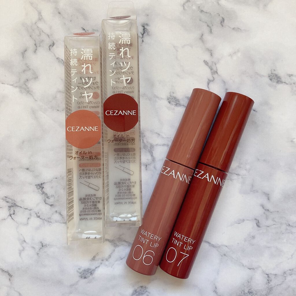 ウォータリーティントリップ/CEZANNE/リップティントを使ったクチコミ(2枚目)
