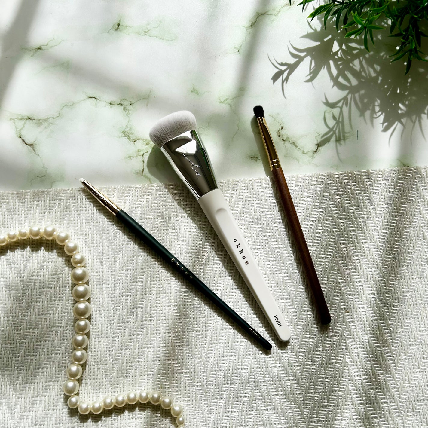 okhee 白玉ファンデーションブラシ/SOOA DOR/メイクブラシを使ったクチコミ(1枚目)