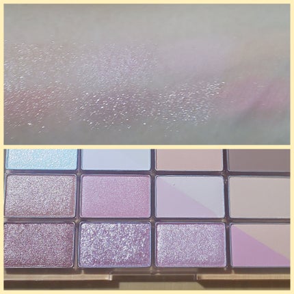 ソフトブラーリングアイパレット 18.ピーチクラッシュブラーリング/wakemake/アイシャドウパレットを使ったクチコミ(3枚目)