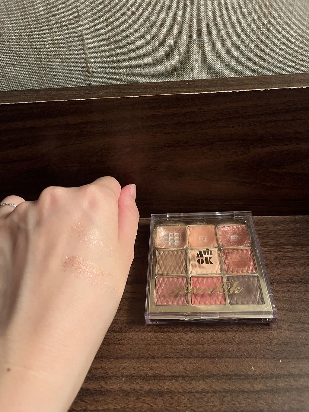 ソフトクレイビームアイシャドウパレット 09 ピンクラベンダー/AMIOK/ジェル・クリームアイシャドウを使ったクチコミ（3枚目）