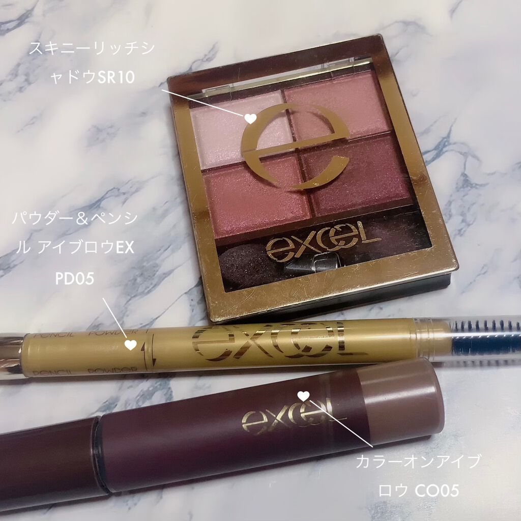 パウダー&ペンシル アイブロウEX/excel/アイブロウペンシルを使ったクチコミ(2枚目)