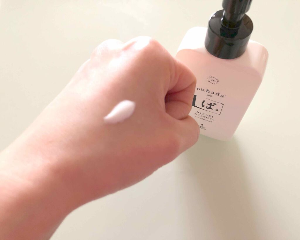 ヒカリで美白ミルクジェル ぱっ/ミニマルコスメ ぱっ/乳液を使ったクチコミ（2枚目）