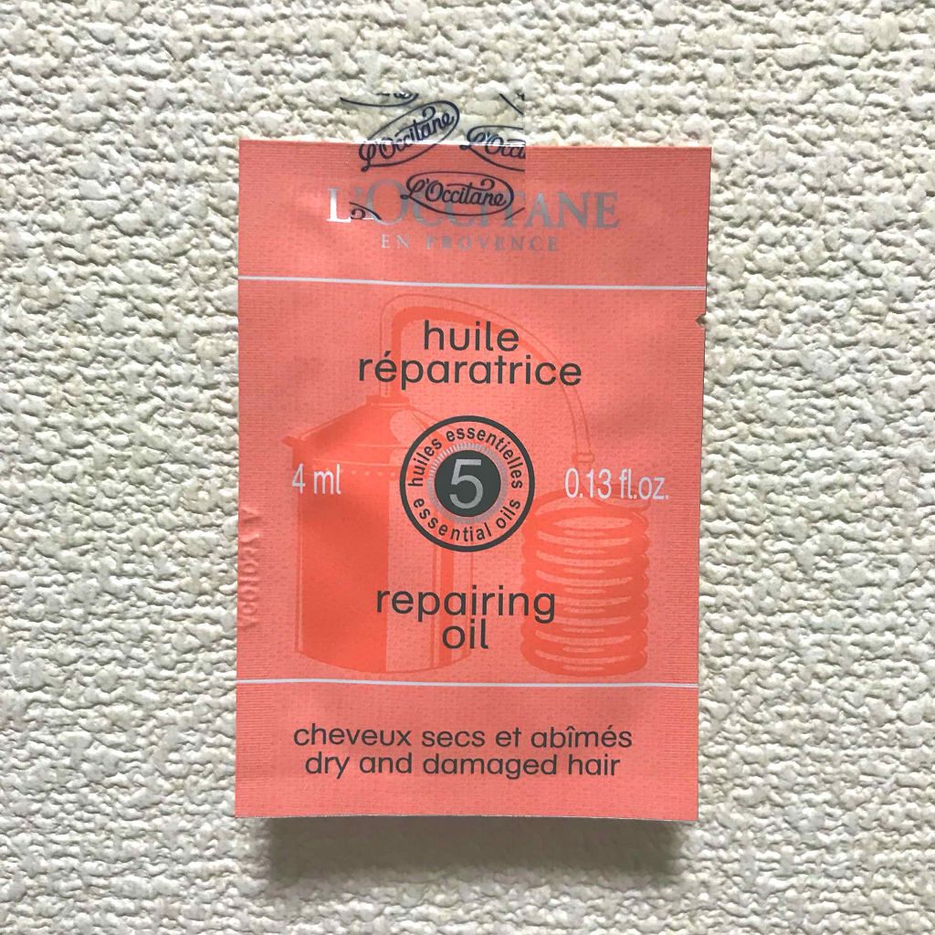 ファイブハーブス リペアリングヘアオイル/L'OCCITANE/ヘアオイルを使ったクチコミ(1枚目)