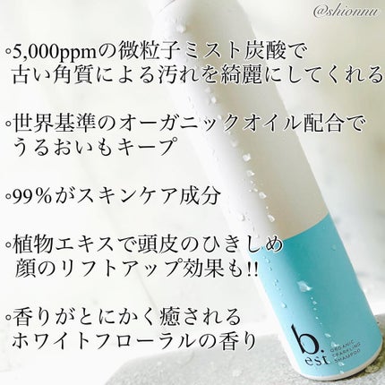 オーガニックスパークリングシャンプー/b.ris/市販シャンプーを使ったクチコミ(2枚目)