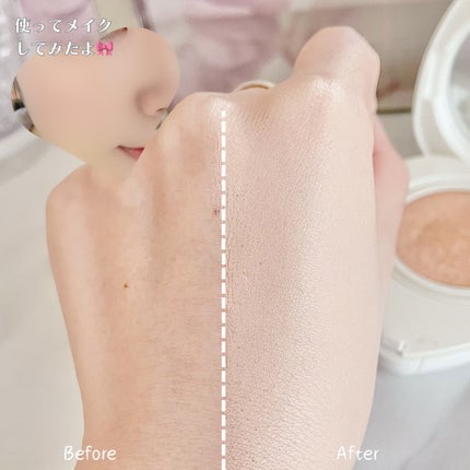 トワタッチ ハートクッション マットカバー/troistouch/クッションファンデーションを使ったクチコミ(5枚目)