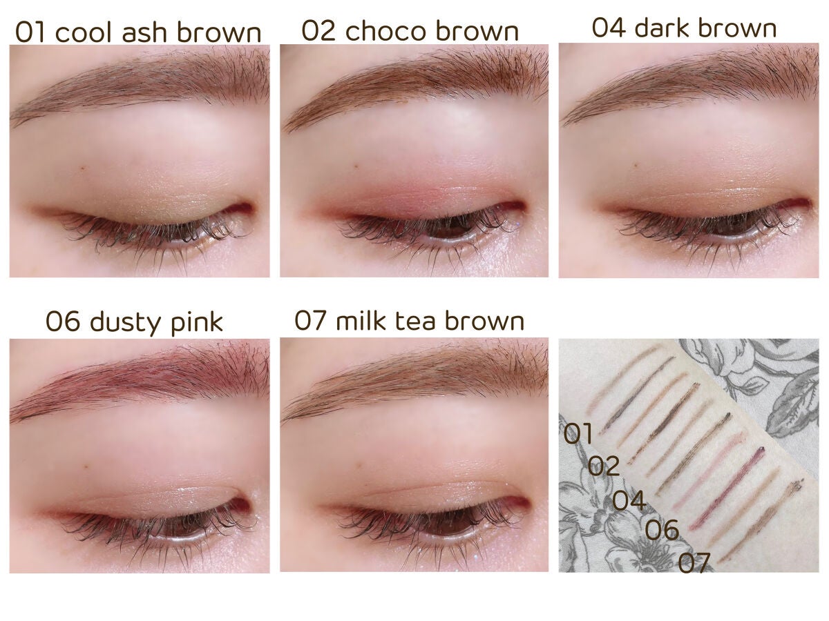 ブロウインク カラーティントデュオ/MAYBELLINE NEW YORK/眉ティントを使ったクチコミ(3枚目)