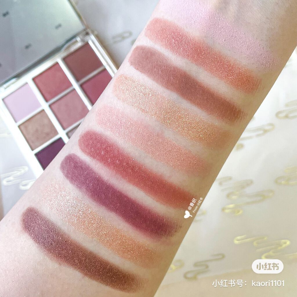 長相思シリーズ 9色アイシャドウパレット/CATKIN/アイシャドウパレットを使ったクチコミ(9枚目)