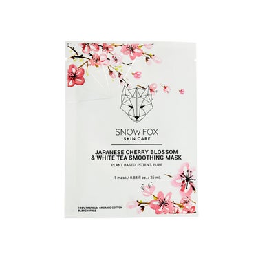 桜＆ホワイトティー スムージング マスク SNOW FOX SKINCARE