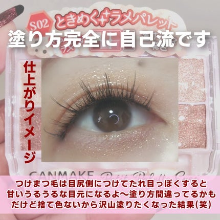 プティパレットアイズ(スパークリングタイプ)/キャンメイク/アイシャドウを使ったクチコミ(9枚目)
