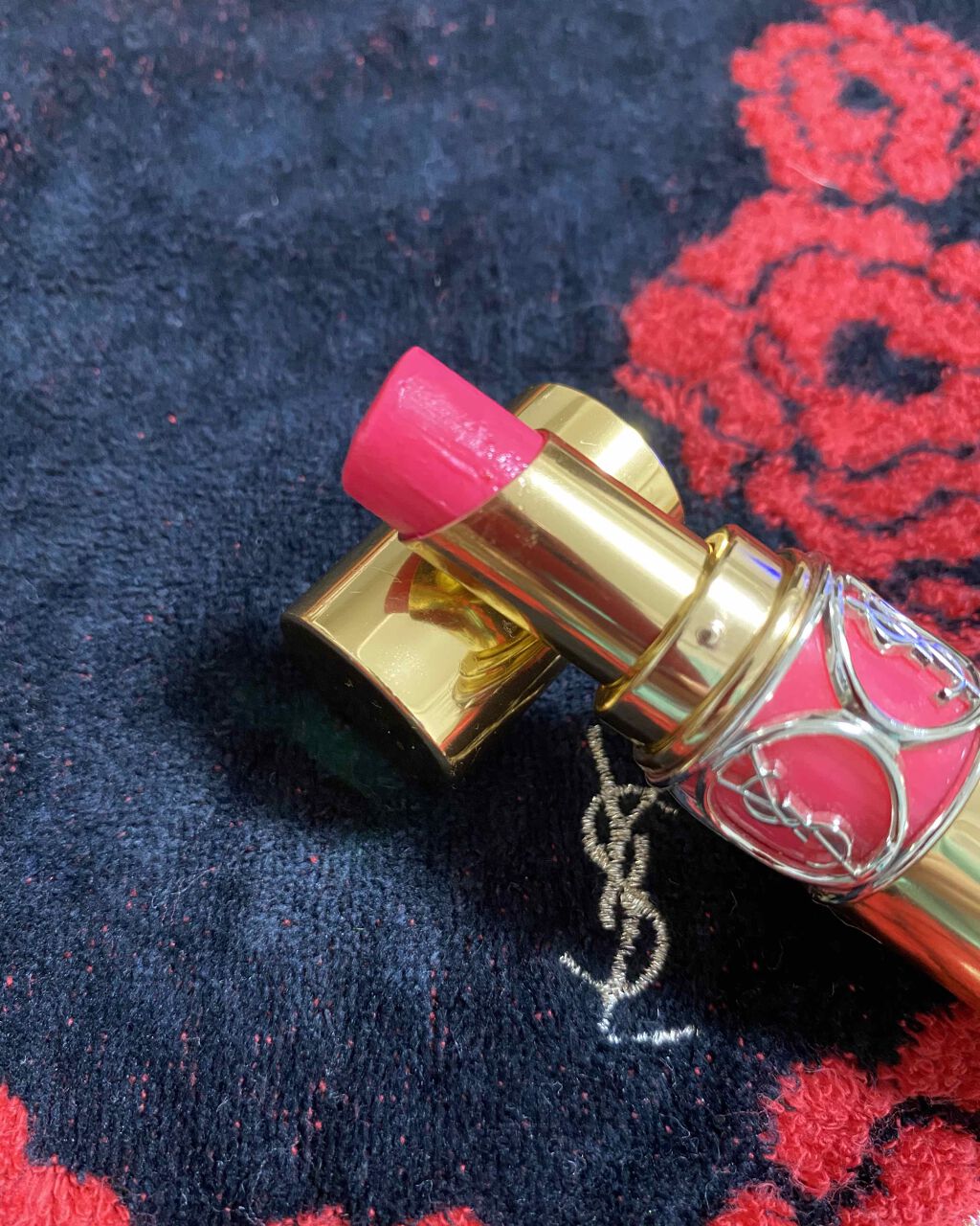 ルージュ ヴォリュプテ シャイン/YVES SAINT LAURENT BEAUTE/口紅を使ったクチコミ(1枚目)