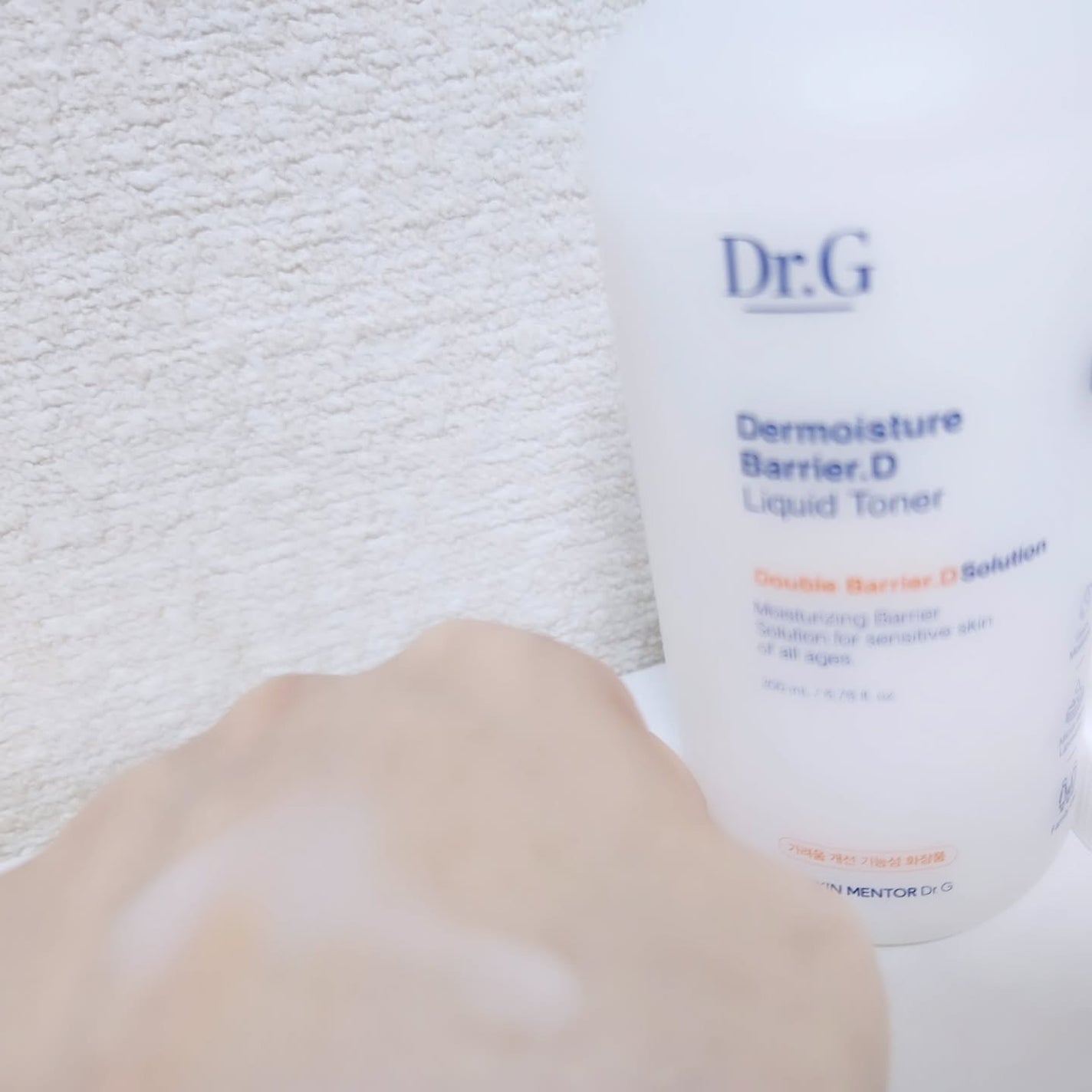 ザモイスチャーバリアDリキッドトナー/Dr.G/化粧水を使ったクチコミ(6枚目)