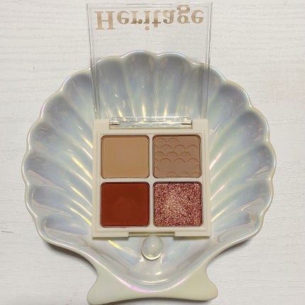 ザ ヘリテージ シャドウパレット/MERZY/アイシャドウパレットを使ったクチコミ(2枚目)