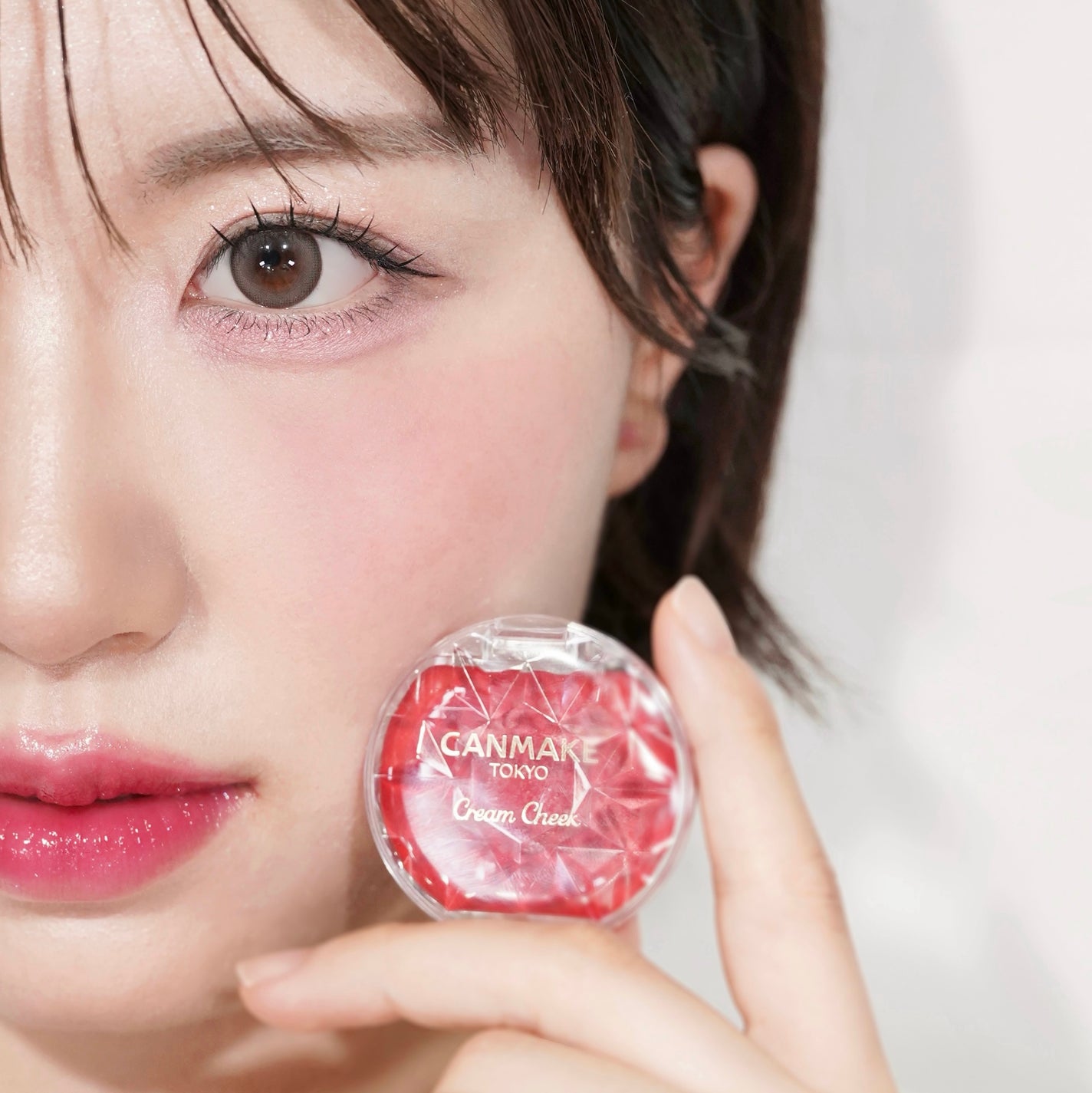 クリームチーク(クリアタイプ)/キャンメイク/ジェル・クリームチークを使ったクチコミ(4枚目)
