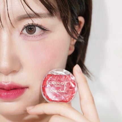 クリームチーク(クリアタイプ)/キャンメイク/ジェル・クリームチークを使ったクチコミ(4枚目)