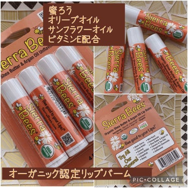 Organic Lip Balm/Sierra Bees/リップケア・リップクリームを使ったクチコミ（1枚目）