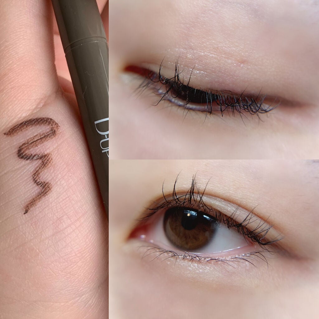 シルキーリキッドアイライナーWP/D-UP/リキッドアイライナーを使ったクチコミ(3枚目)
