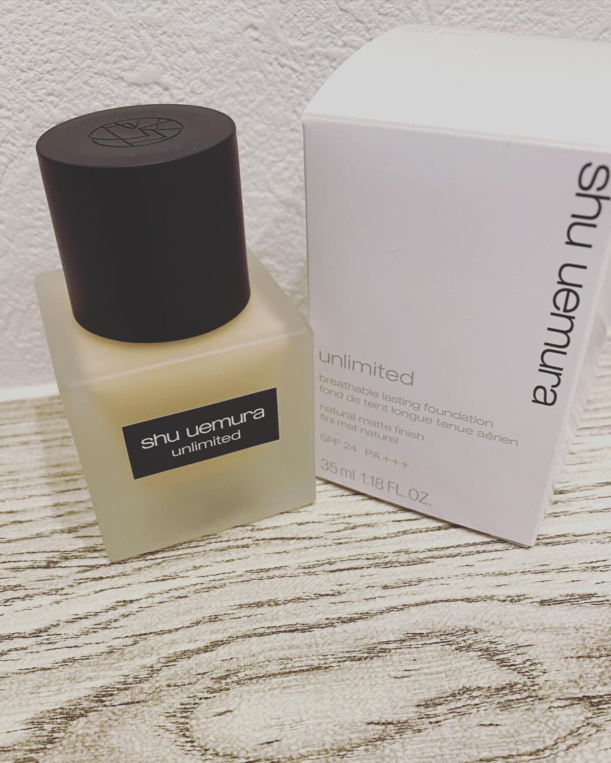 (旧)アンリミテッド ラスティング フルイド/shu uemura/リキッドファンデーションを使ったクチコミ(1枚目)