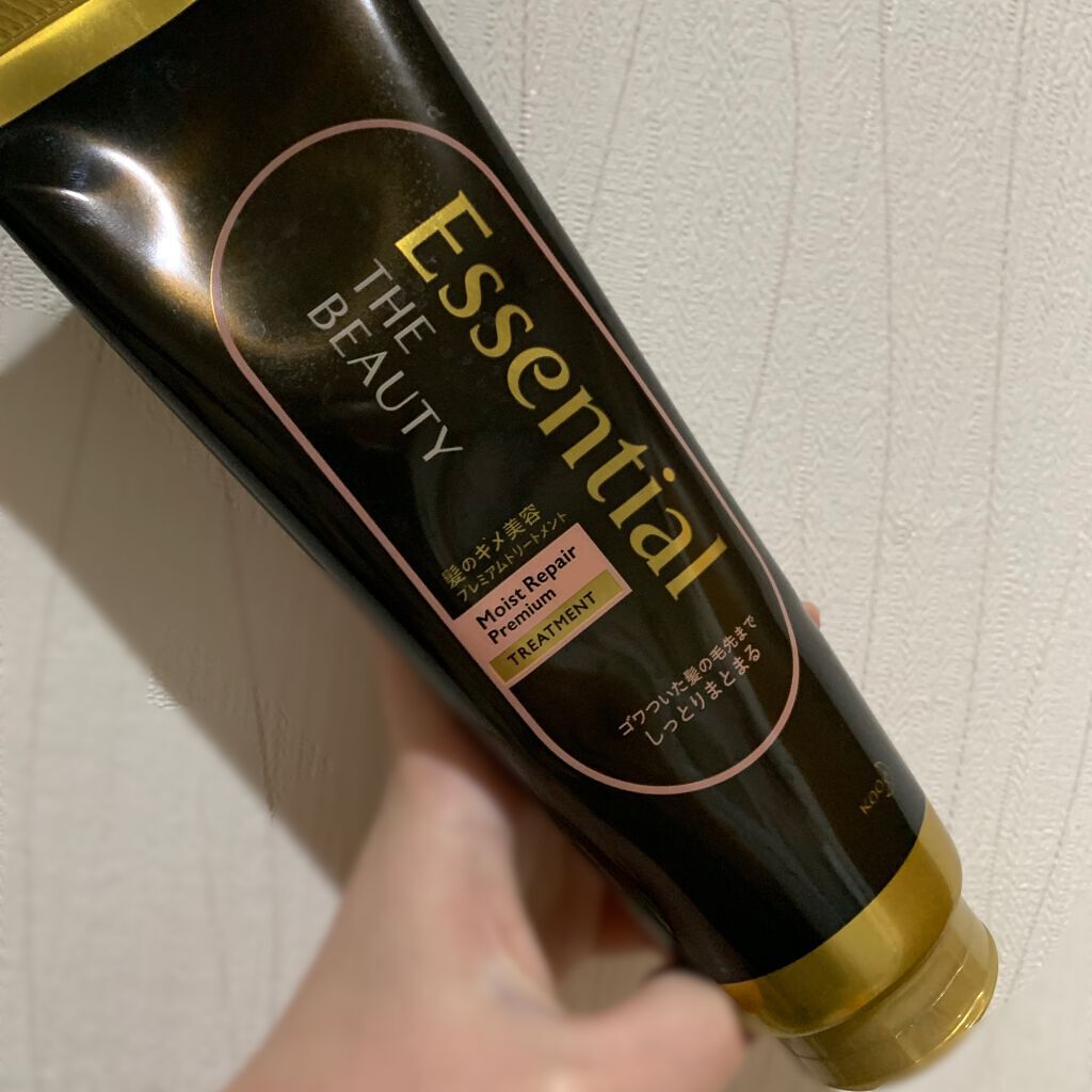 THE BEAUTY 髪のキメ美容プレミアムトリートメント<モイストリペアプレミアム>/エッセンシャル/洗い流すヘアトリートメントを使ったクチコミ(1枚目)